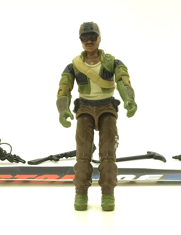 1985 VINTAGE ARAH G.I. JOE ALPINE V1 MOUNTAIN TROOPER LOOSE 100% COMPLETE (d)