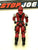 1991 VINTAGE ARAH G.I. JOE COBRA CRIMSON GUARD IMMORTAL V1 COBRA ELITE TROOPER LOOSE 100% COMPLETE