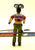 1987 VINTAGE ARAH G.I. JOE COBRA DREADNOK ZANZIBAR V1 DREADNOK PIRATE AIR SKIFF PILOT LOOSE 100% COMPLETE (h)