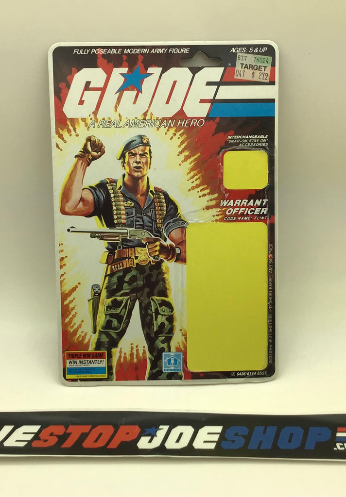 1985 VINTAGE ARAH FLINT V1 FULL TRIPLE WIN FULL FILE CARD PEACH (d)