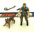 1987 VINTAGE ARAH G.I. JOE LAW & ORDER V1 M.P. & K-9 LOOSE 100% COMPLETE (e)