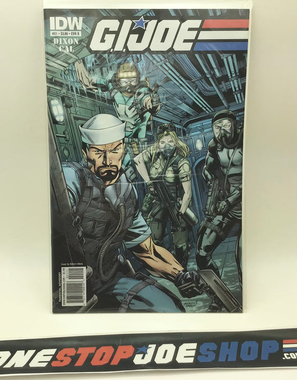 IDW PUBLISHING G.I. JOE (2008-2011) ISSUE #21 [COVER B ATKINS] COMIC BOOK AUGUST 2010 HIGH GRADE