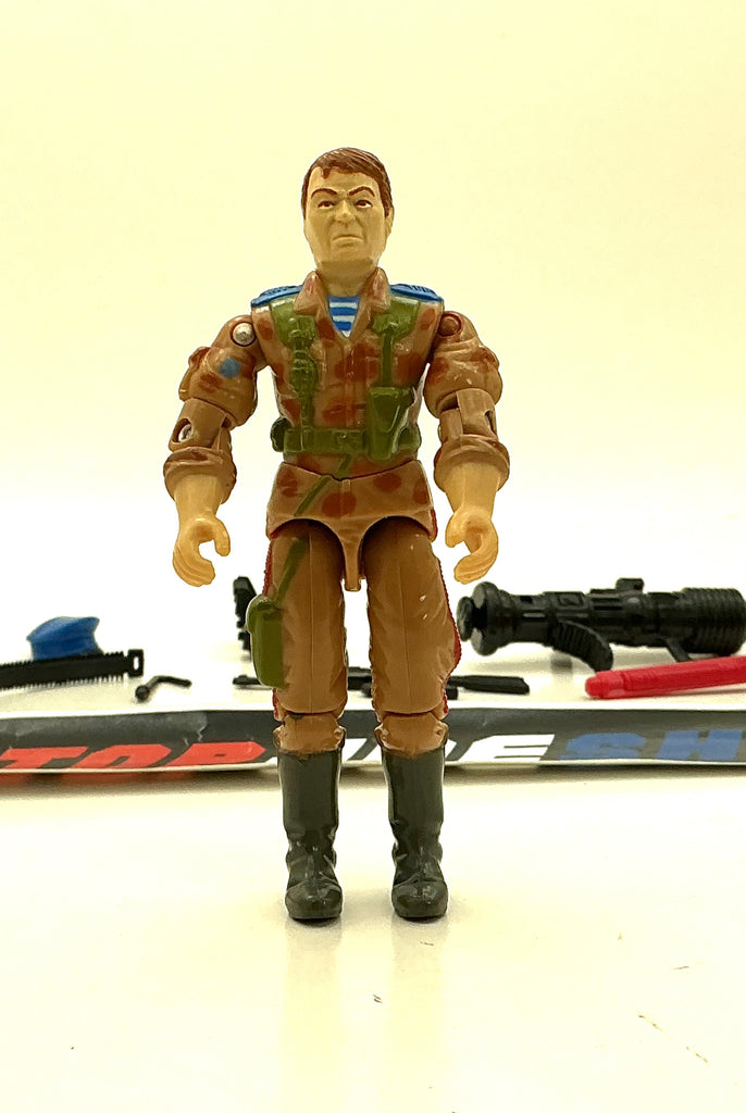 1991 VINTAGE ARAH G.I. JOE RED STAR V1 OKTOBER GUARD OFFICER LOOSE 100% COMPLETE (b)