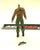 2009 25TH ANNIVERSARY G.I. JOE HAWK V4 BODY PART CUSTOMS FLAWED