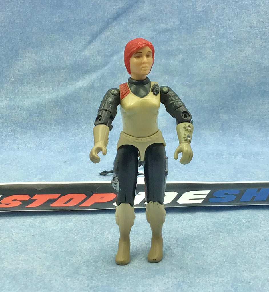 1982-83 VINTAGE ARAH G.I. JOE SCARLETT V1.5 COUNTERINTELLIGENCE LOOSE 100% COMPLETE (b)