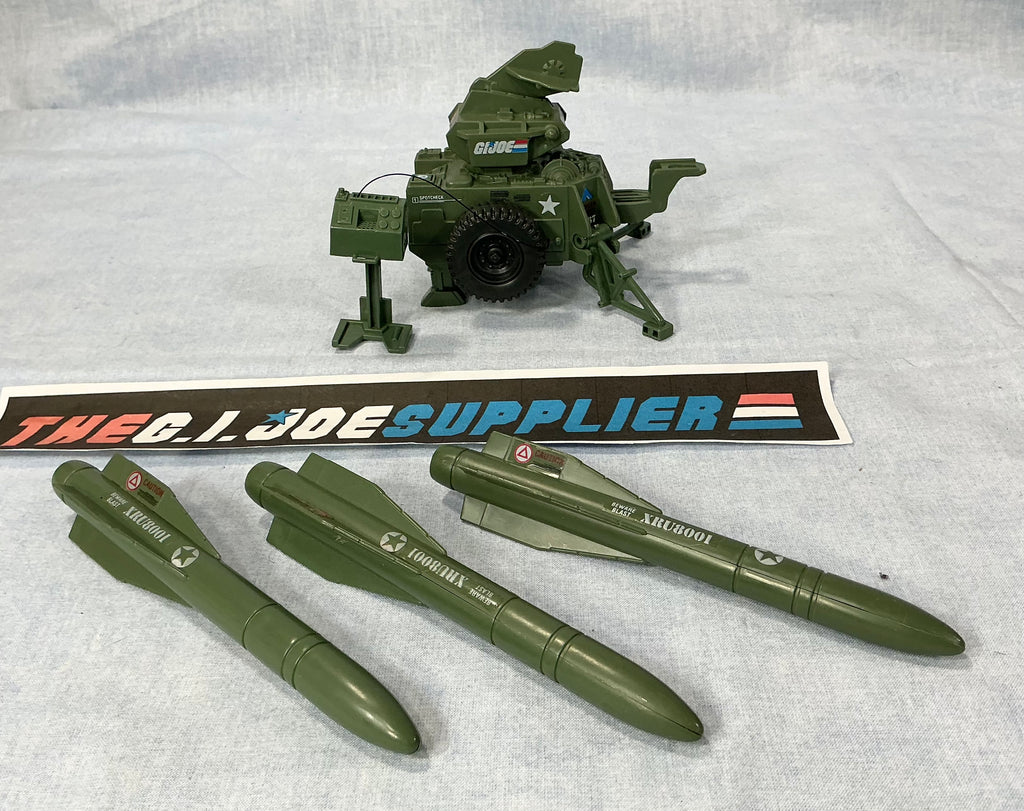 1982 VINTAGE ARAH G.I. JOE M.M.S. MMS MOBILE MISSILE SYSTEM VEHICLE ONLY LOOSE 100% COMPLETE (h)
