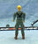 1982 VINTAGE ARAH G.I. JOE SHORT-FUZE V1 MORTAR SOLDIER LOOSE 100% COMPLETE (b)