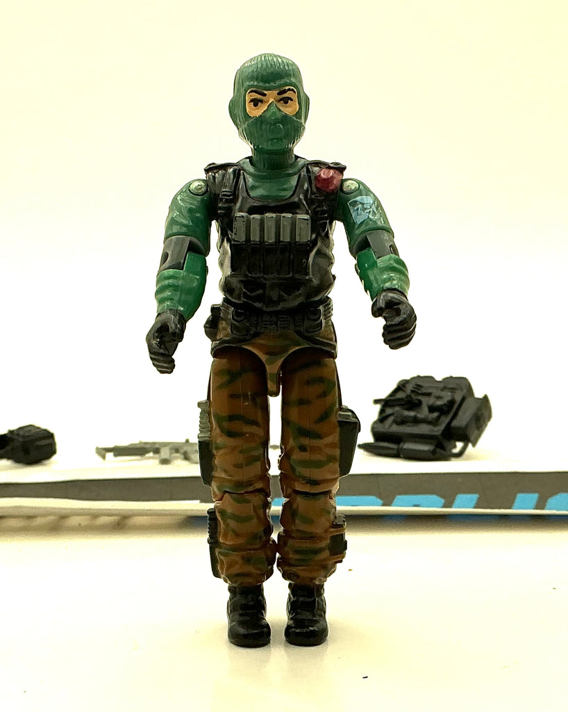 1986 VINTAGE ARAH G.I. JOE BEACHHEAD V1 ARMY RANGER LOOSE 100% COMPLETE (m)