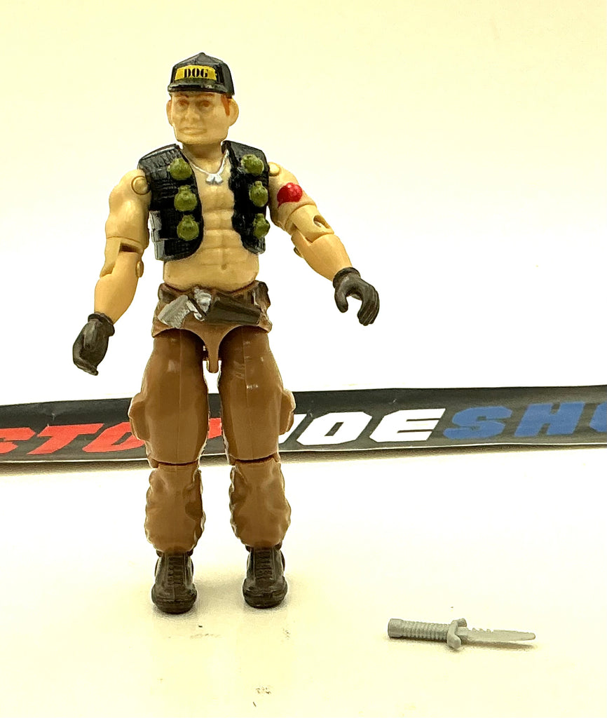 1987 VINTAGE ARAH G.I. JOE STEAM-ROLLER V1 MOBILE COMMAND CENTER DRIVER LOOSE 100% COMPLETE (b)