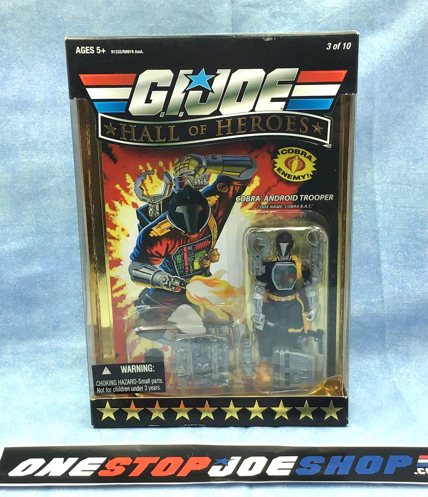 2009 25TH ANNIVERSARY G.I. JOE COBRA B.A.T. BAT V20 HALL OF HEREOS 3 OF 10 INTERNET EXCLUSIVE NEW SEALED