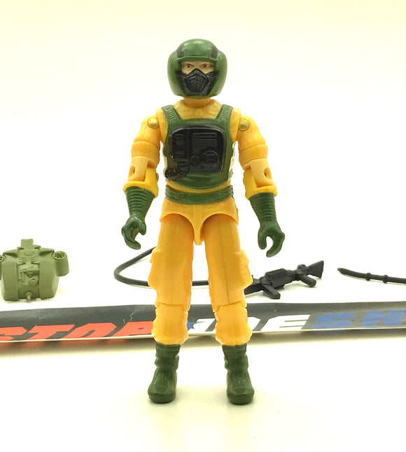 1985 VINTAGE ARAH G.I. JOE AIRTIGHT V1  HOSTILE ENVIRONMENT LOOSE 100% COMPLETE (c)