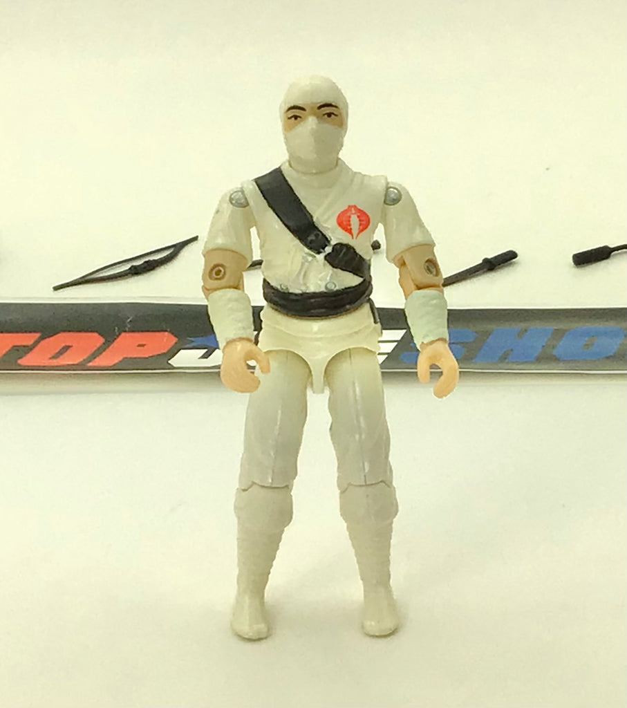 1984 VINTAGE ARAH G.I. JOE COBRA STORM SHADOW V1 NINJA MERCENARY LOOSE 100% COMPLETE (b)