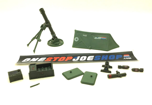 1985 VINTAGE ARAH G.I. JOE FORWARD OBSERVER UNIT BATTLEFIELD ACCESSORIES NEW LOOSE 100% COMPLETE (a)