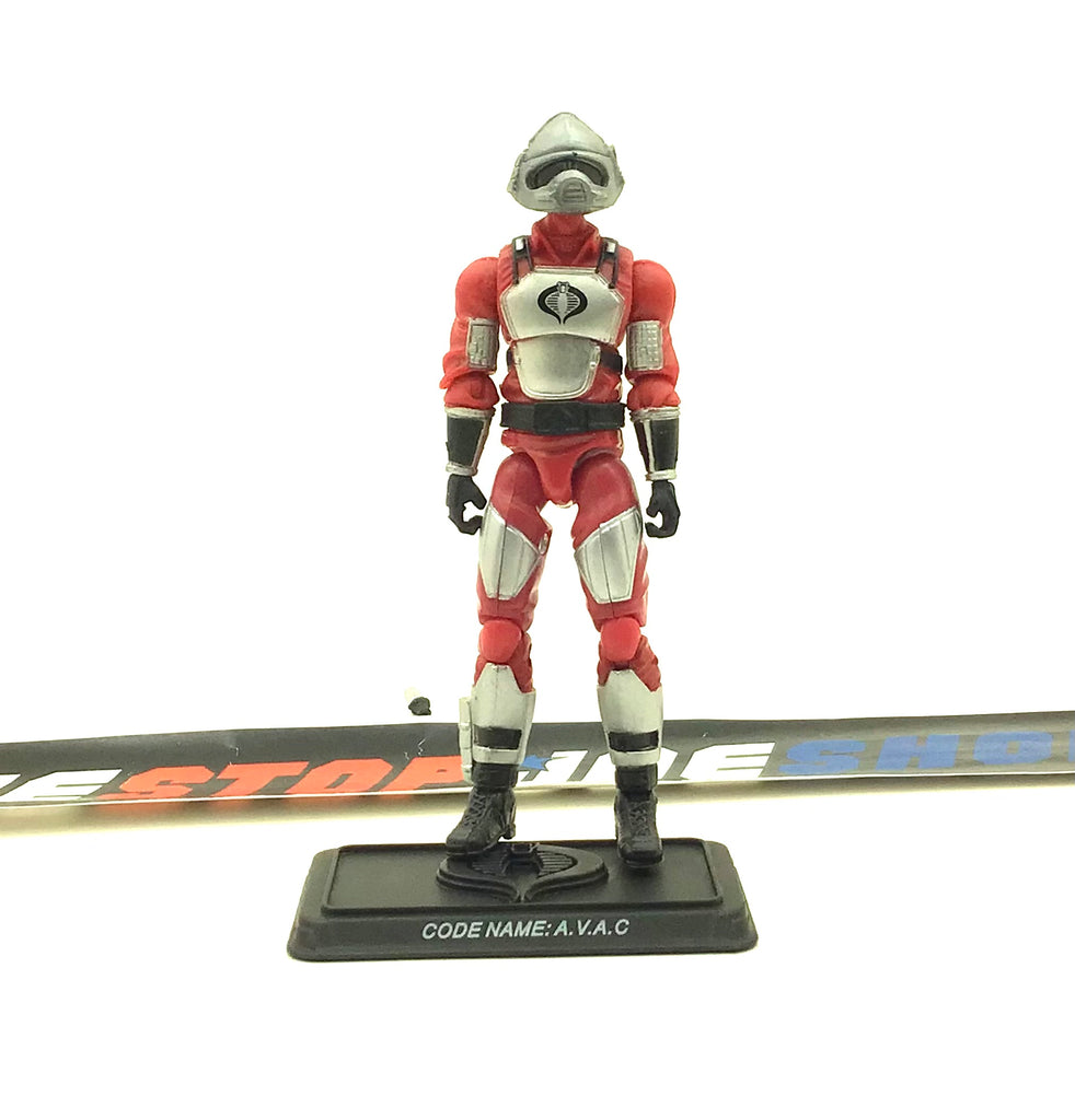 2008 25TH ANNIVERSARY G.I. JOE COBRA A.V.A.C. AVAC V2 BRAVO VEHICLE FIREBAT PILOT LOOSE 100% COMPLETE NO F/C