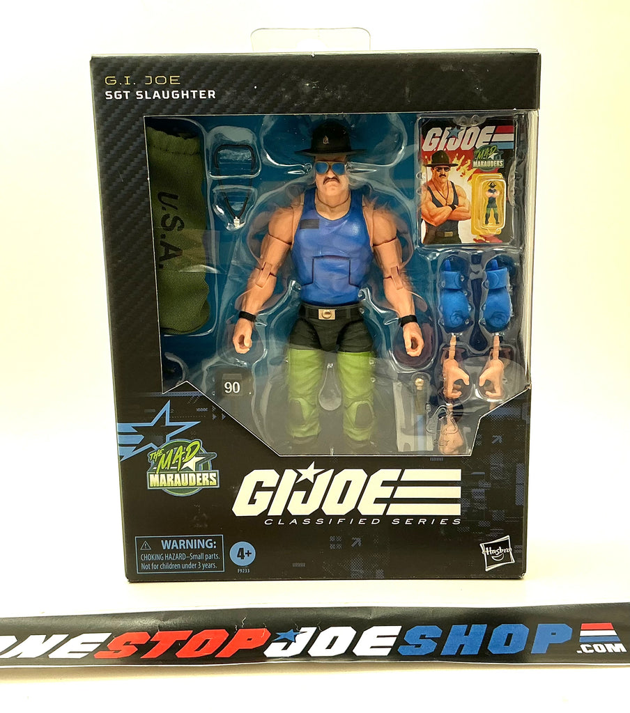 2024 CLASSIFIED G.I. JOE SGT. SLAUGHTER #129 6” FIGURE NEW SEALED