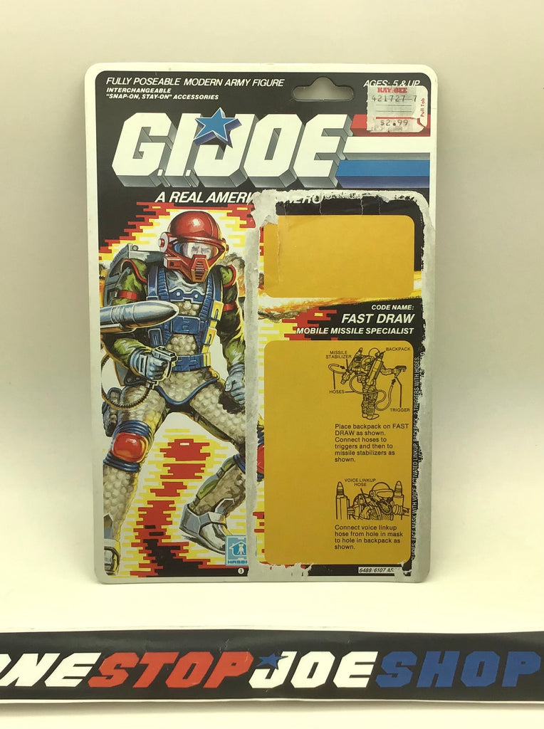 1987 VINTAGE ARAH FAST DRAW V1 FULL FILE CARD (d)