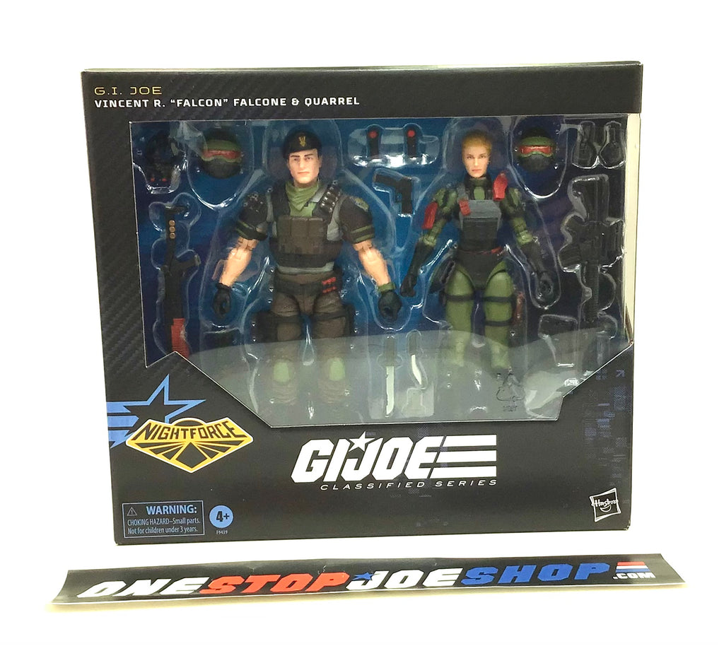 2024 CLASSIFIED G.I. JOE NIGHT FORCE FALCON / QUARREL #138 6" FIGURE WAL-MART EXCLUSIVE NEW SEALED