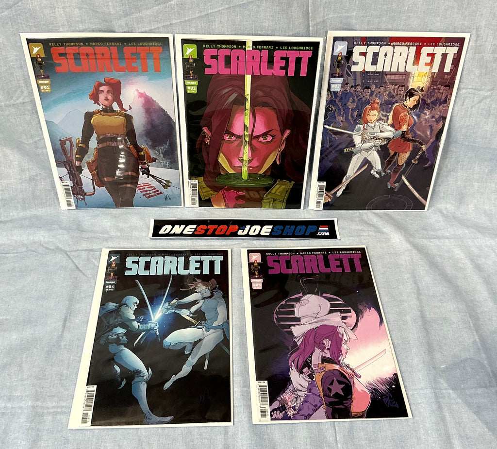 IMAGE SKYBOUND COMICS SCARLETT (2024) ISSUES #1-5 [VARIOUS COVERS] COMPLETE SERIES SET COMIC BOOK BUNDLE HIGH GRADE