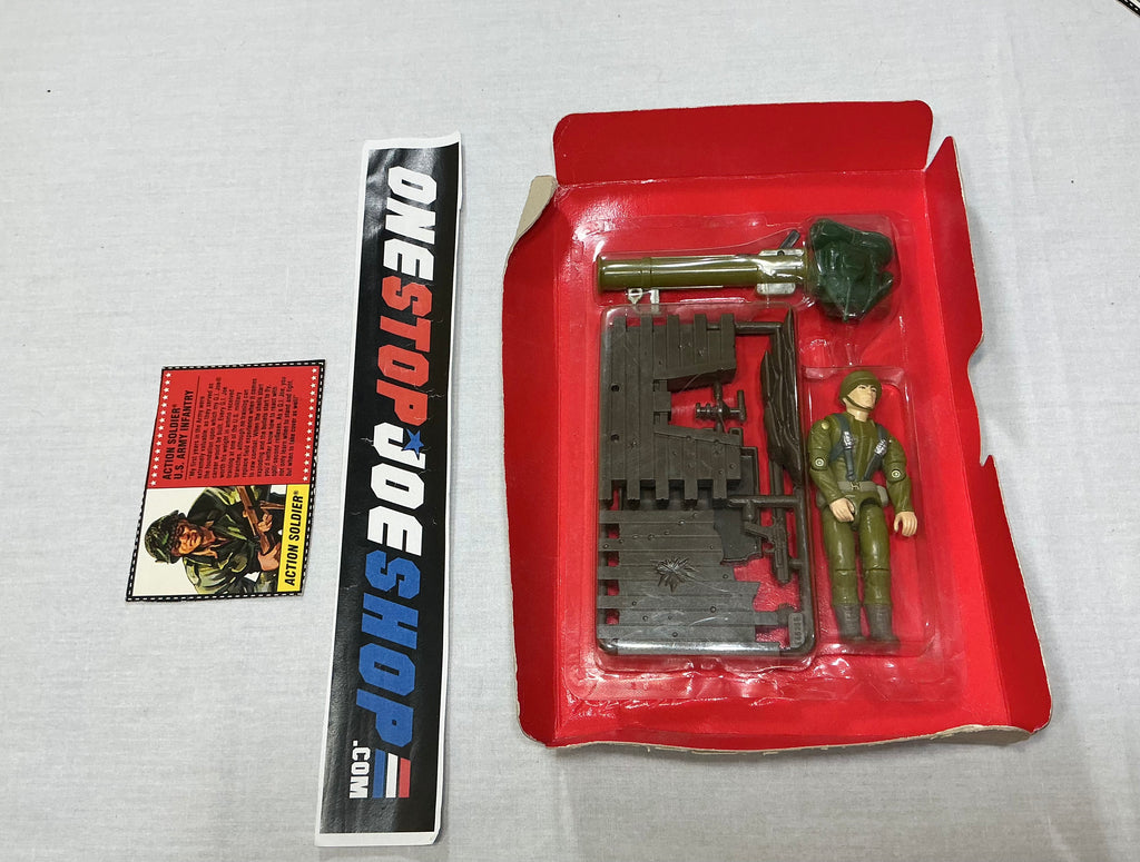1994 G.I. JOE ACTION SOLDIER V1 U.S. ARMY INFANTRYMAN 1964-1994 30TH ANNIVERSARY COMMEMORATIVE 3 3/4" LOOSE 100% COMPLETE + F/C