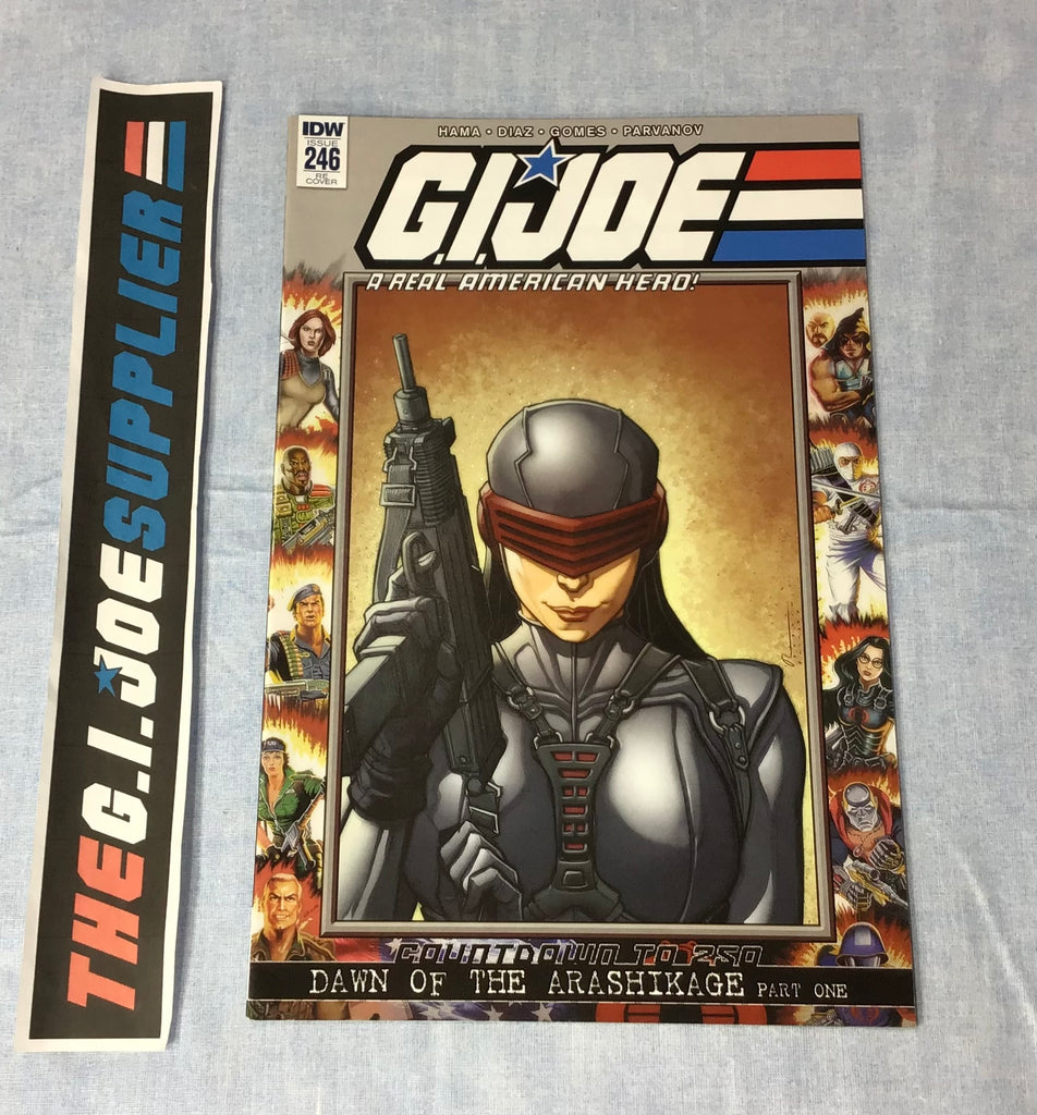 IDW PUBLISHING G.I. JOE A REAL AMERICAN HERO (2010-2022) ISSUE #246 [COVER RE A HARDIN] COMIC BOOK DECEMBER 2017 HIGH GRADE