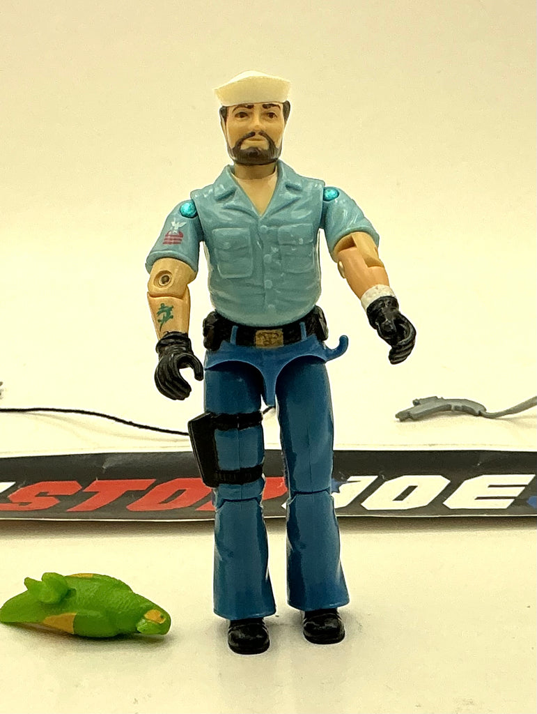 1985 VINTAGE ARAH G.I. JOE SHIPWRECK V1 SAILOR LOOSE 100% COMPLETE (d)