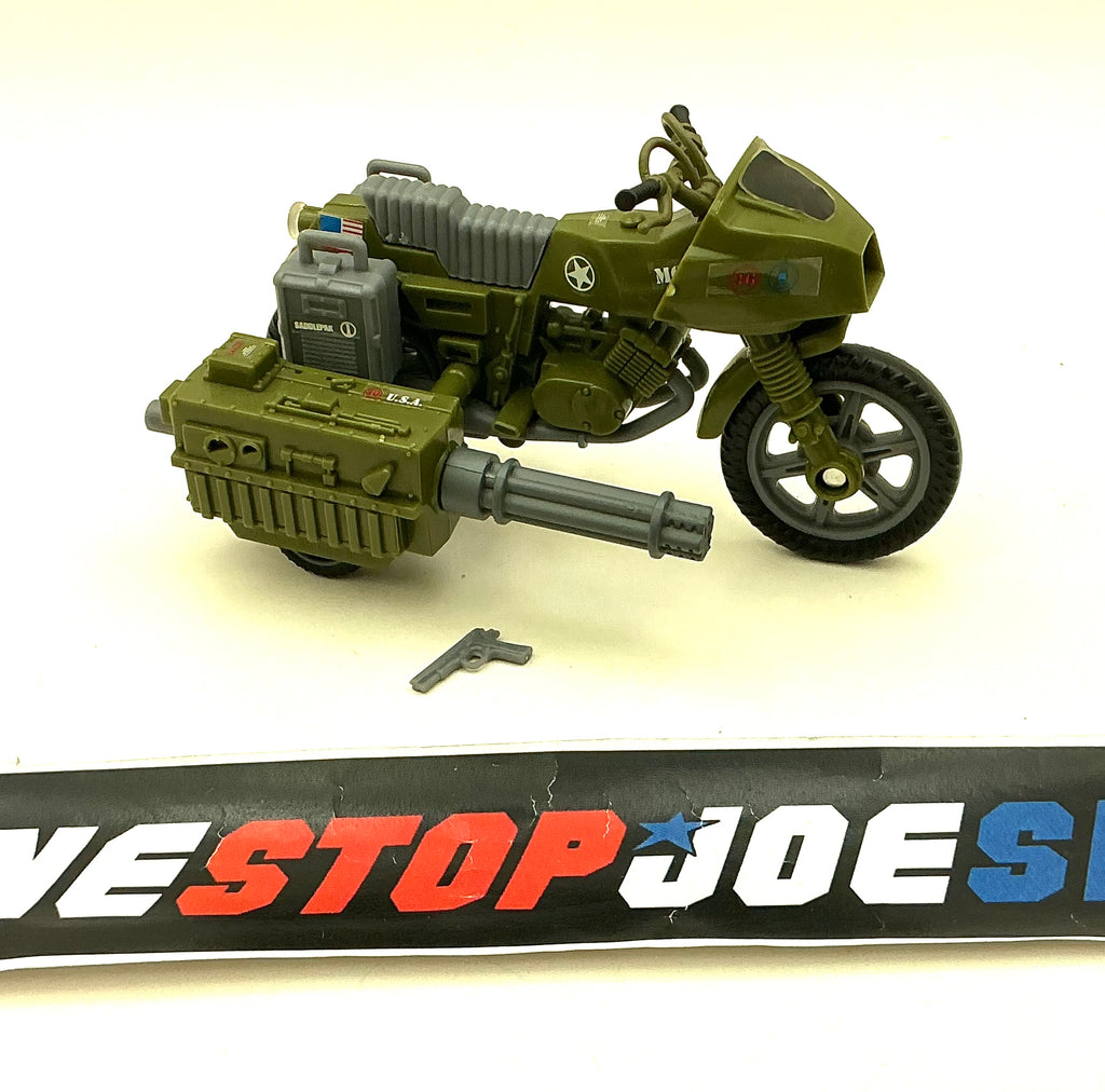 2008 25TH ANNIVERSARY G.I. JOE RAM MOTORCYCLE VEHICLE ONLY LOOSE 100% COMPLETE