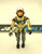 1986 VINTAGE ARAH G.I. JOE SLIP-STREAM V1 CONQUEST X-30 PILOT LOOSE 100% COMPLETE (l)