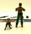 1984 VINTAGE ARAH G.I. JOE MUTT & JUNKYARD V1 K-9 OFFICER & ATTACK DOG LOOSE 100% COMPLETE (i)