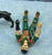 1984 VINTAGE ARAH G.I. JOE MUTT & JUNKYARD V1 K-9 OFFICER & ATTACK DOG LOOSE 100% COMPLETE (e)