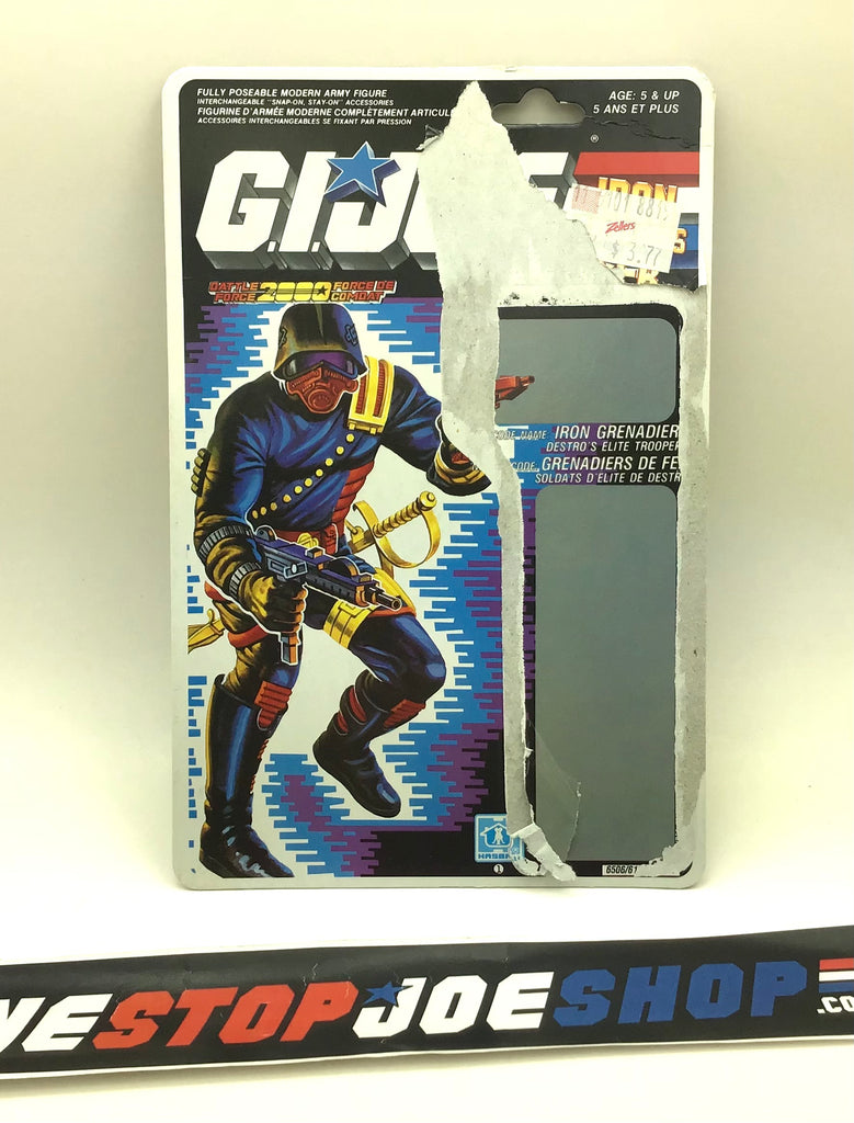 1988 VINTAGE ARAH IRON GRENADIERS V1 FRENCH CANADIAN FULL FILE CARD