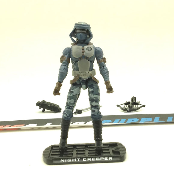 2009 ROC G.I. JOE COBRA NIGHT CREEPER V12 FIGURE PACK WAL-MART EXCLUSIVE LOOSE 100% COMPLETE NO F/C