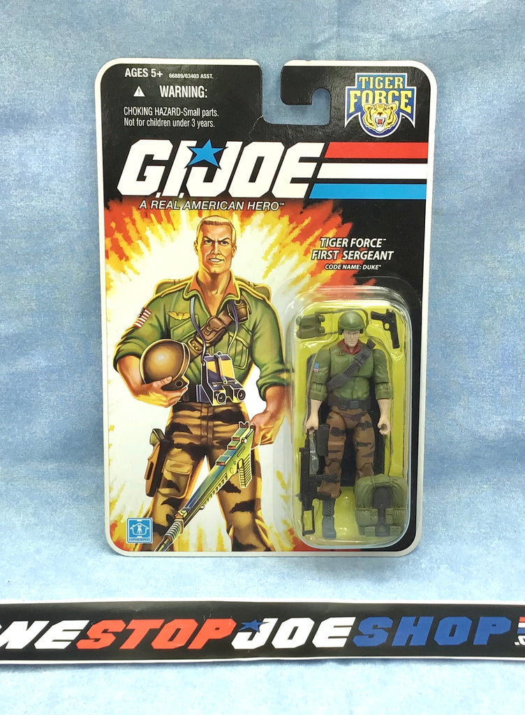 2008 25TH ANNIVERSARY G.I. JOE DUKE V28 TIGER FORCE WAVE 10 NEW SEALED