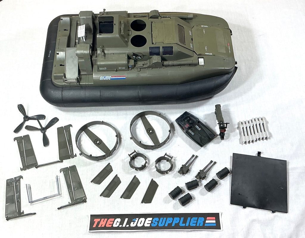 1984 VINTAGE ARAH G.I. JOE KILLER W.H.A.L.E. WHALE HOVERCRAFT VEHICLE ONLY LOOSE 100% COMPLETE (b)