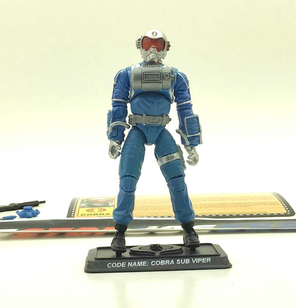 2015 GIJCC G.I. JOE COBRA SUB VIPER V2 UNDERWATER DEMOLITIONS COLLECTORS CLUB EXCLUSIVE LOOSE 100% COMPLETE + F/C