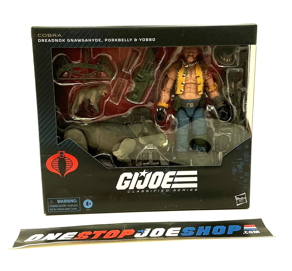 2024 CLASSIFIED G.I. JOE COBRA DREADNOK GNAWGAHYDE W/ PORKBELLY #125 6” FIGURE NEW SEALED