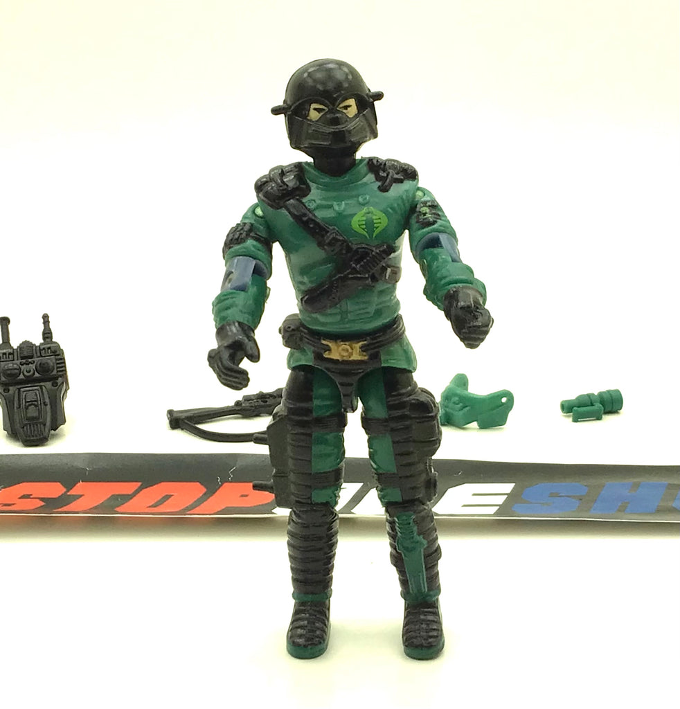 1989 VINTAGE ARAH G.I. JOE COBRA NIGHT-VIPER V1 COBRA NIGHT FIGHTER LOOSE 100% COMPLETE