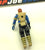 1987 VINTAGE ARAH G.I. JOE KNOCKDOWN V1 BATTLE FORCE 2000 SKY-SWEEPER DRIVER LOOSE 100% COMPLETE (c)