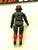 1986 VINTAGE ARAH G.I. JOE COBRA STRATO-VIPER V1 NIGHT RAVEN PILOT LOOSE 100% COMPLETE (d)