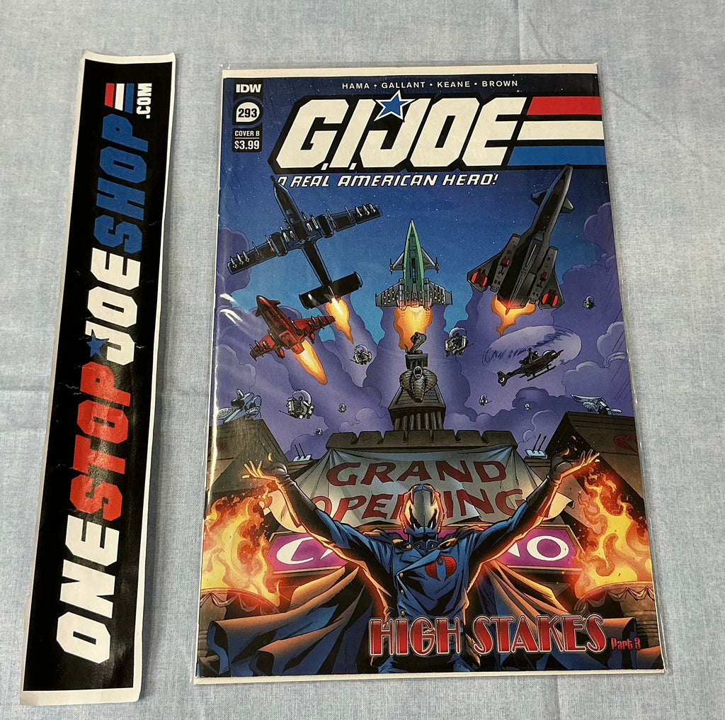 IDW PUBLISHING G.I. JOE A REAL AMERICAN HERO (2010-2022) ISSUE #293 [COVER B GALLANT] COMIC BOOK JUNE 2022 HIGH GRADE (bh)