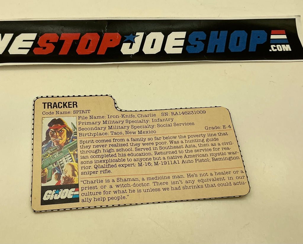 1984 VINTAGE ARAH SPIRIT V1 FILE CARD (j)