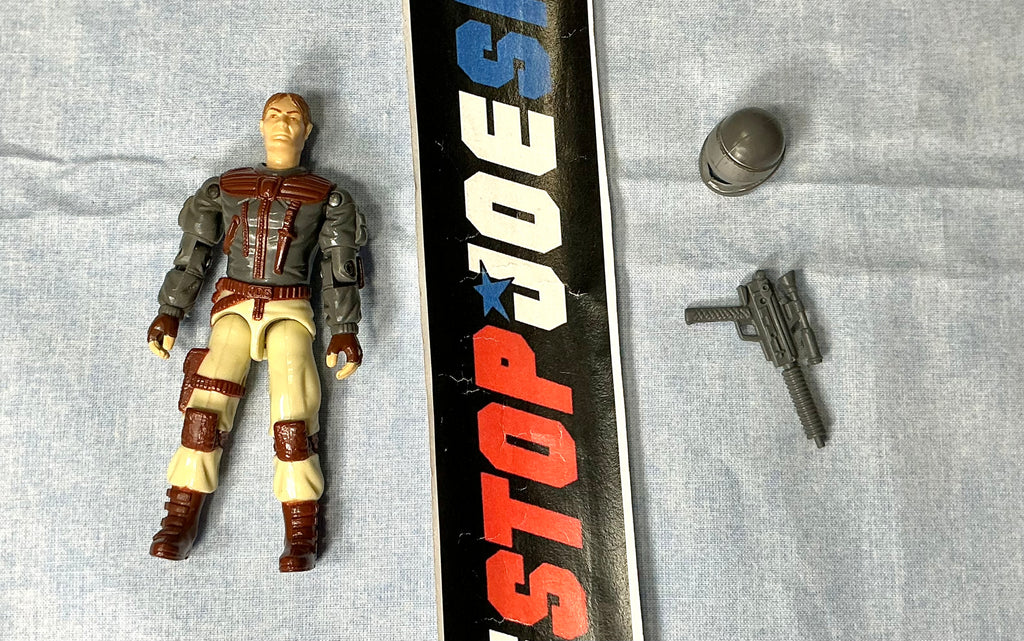 1990 VINTAGE ARAH G.I. JOE UPDRAFT V1 RETALIATOR PILOT LOOSE 100% COMPLETE