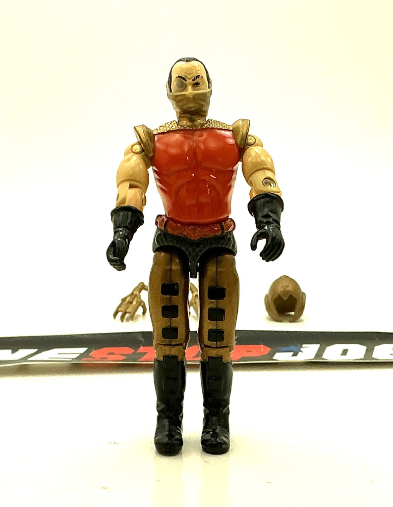1990 VINTAGE ARAH G.I. JOE COBRA OVERLORD V1 DICTATOR VEHICLE DRIVER LOOSE 100% COMPLETE (f)