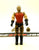 1990 VINTAGE ARAH G.I. JOE COBRA OVERLORD V1 DICTATOR VEHICLE DRIVER LOOSE 100% COMPLETE (f)