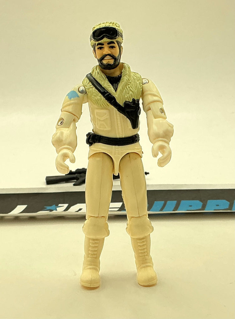 1985 VINTAGE ARAH G.I. JOE FROSTBITE V1 SNOW CAT DRIVER LOOSE FIGURE (e)