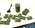 1984 VINTAGE ARAH G.I. JOE MORTAR DEFENSE UNIT BATTLEFIELD ACCESSORIES LOOSE 100% COMPLETE (i)