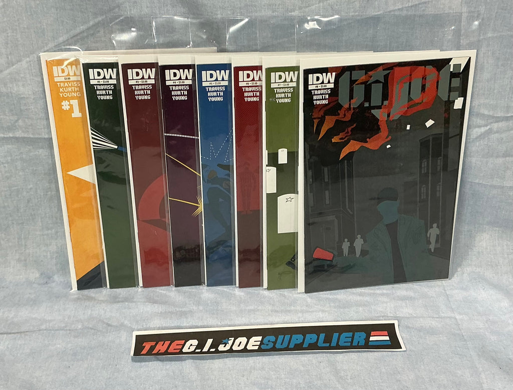 IDW PUBLISHING G.I. JOE V4 THE FALL OF G.I. JOE (2014-2015) ISSUES #1-8 COMPLETE SERIES SET COMIC BOOK BUNDLE