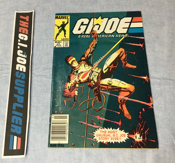 MARVEL COMICS G.I. JOE A REAL AMERICAN HERO (1982-1994) ISSUE #21 COMIC BOOK MARCH 1984 1ST PRINTING NEWSSTAND EDITION (a)