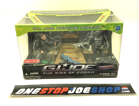 2009 ROC G.I. JOE COBRA RESCUE MISSION PACK TARGET EXCLUSIVE NEW SEALED