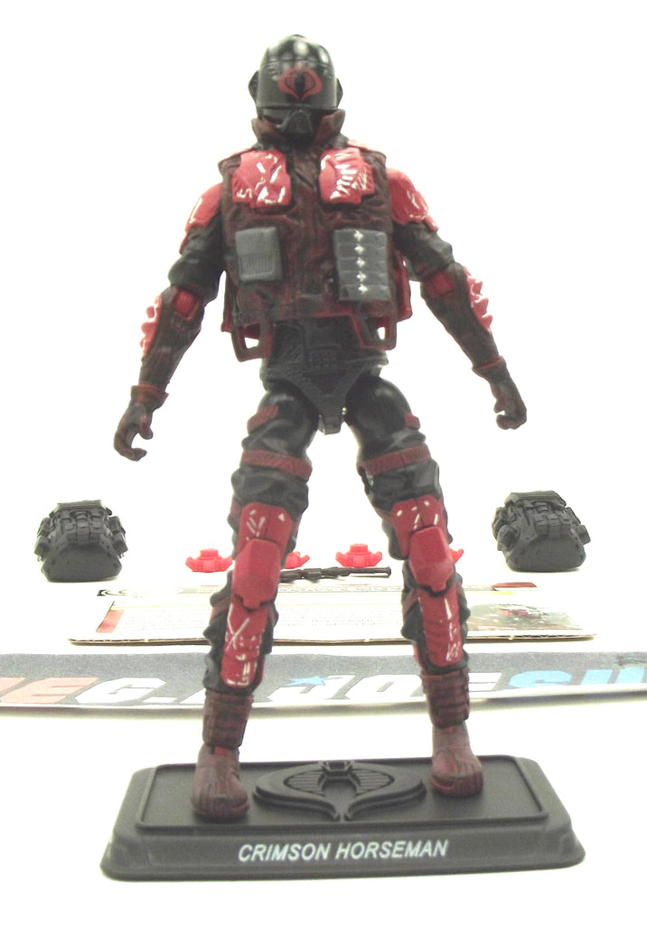 2011 30TH ANNIVERSARY G.I. JOE COBRA CRIMSON HORSEMAN V1 BRAVO VEHICLE H.I.S.S. HISS TANK DRIVER LOOSE 100% COMPLETE + F/C