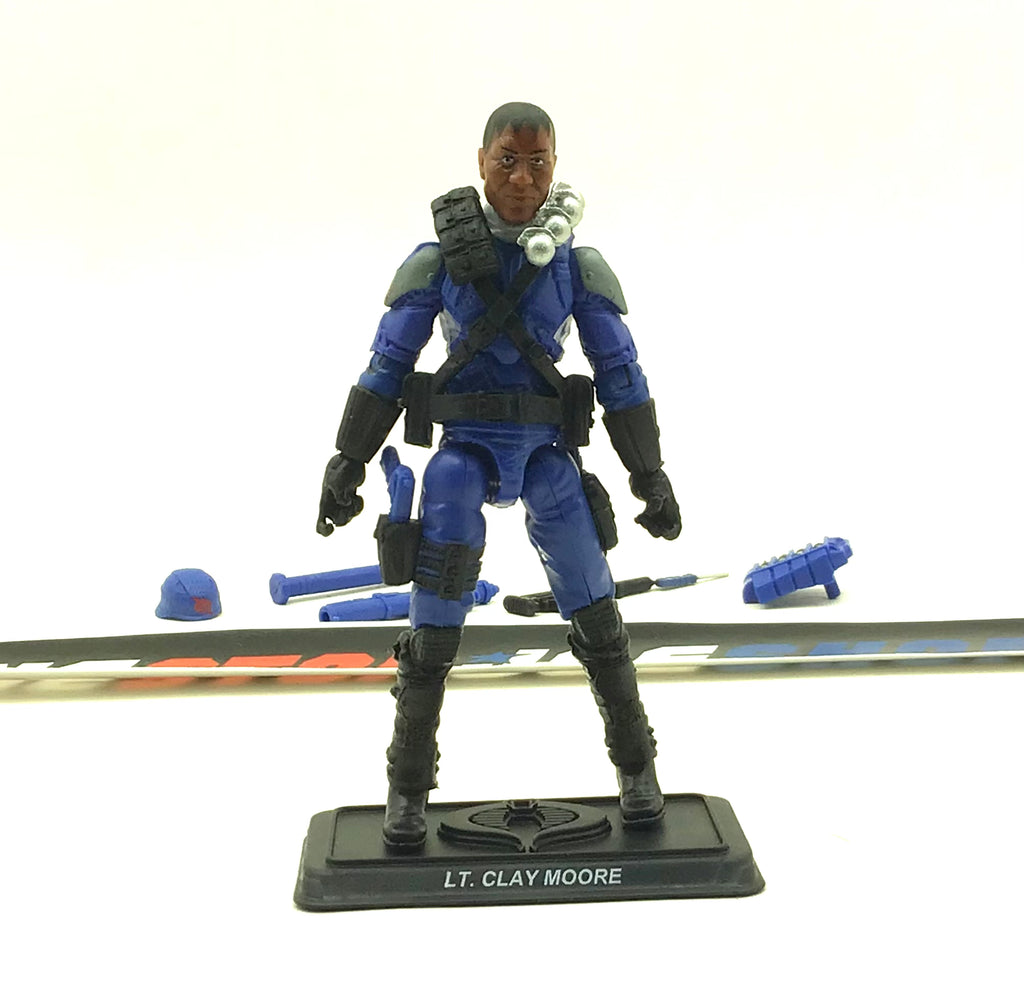 2018 FSS 8.0 COBRA LT. CLAY MOORE V2 SHOCK TROOPS COMMANDER COLLECTORS CLUB EXCLUSIVE LOOSE 100% COMPLETE NO F/C